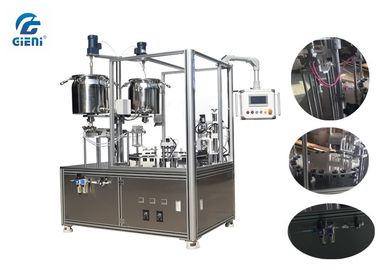 Bom preço. Tipo máquina de enchimento e tampando AC220V do rímel do pistão com sistema de levantamento on-line