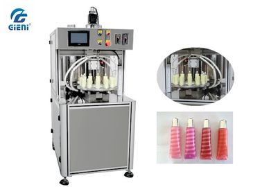 Bom preço. Multi Colors Spiral Lip Gloss Filling Machine 12L Material Tank on-line