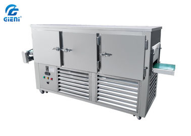Bom preço. 3,5 medidores de túnel refrigerando do batom cosmético da máquina de enchimento com o compressor 5P de refrigeração on-line