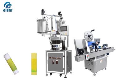 Bom preço. Equipamento de fabricação do bálsamo de bordo de doze bocais com Labeller automático on-line