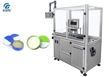 Bom preço. Máquina tampando automática completa para a vaselina com quatro cabeças on-line