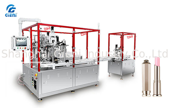 Máquina de enchimento de mascara de 12 pistões, com servo-capping. 84 PCS/min.