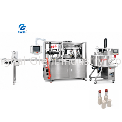 GLU-900 máquina de enchimento de batom molde pré-aquecimento sistema de refogamento integração Leister equipamento de tanque de ar quente 30L