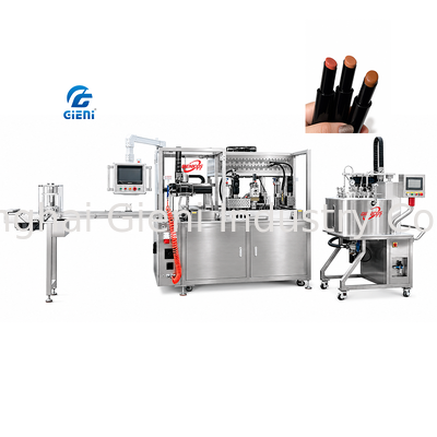 GLU-900 Máquina de Enchimento de Batom com Resfriamento Sub-Zero KANGSHIJIE Compressor -20°C 900pcs/h Produção