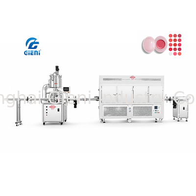 JYF Linha de produção de enchimento por servo de bico único 1200-2400 pcs/hora para batom