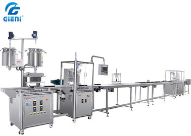 Linha de produção linear automática da máquina de enchimento do rímel com 12 bocais