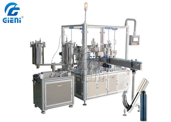 20L máquina tampando de enchimento do rímel giratório do tanque 14ml