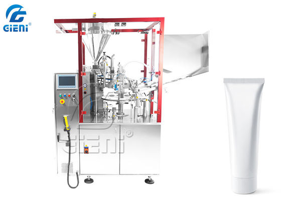Máquina de selagem de enchimento 60ppm do tubo plástico de creme do diâmetro 19mm