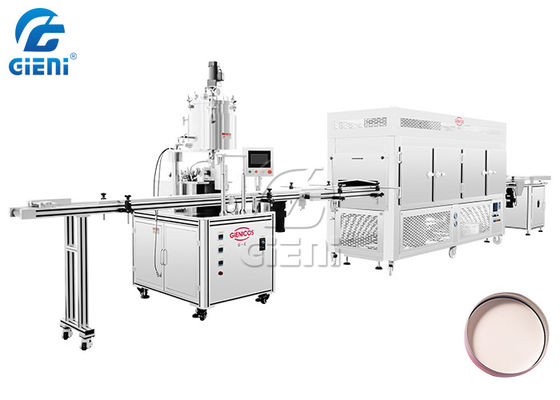 Único bocal que enche a máquina cosmética da imprensa do pó