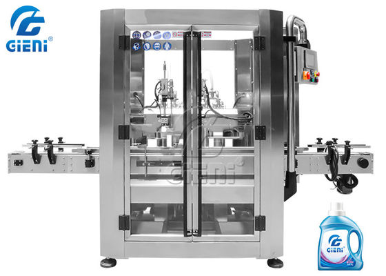 Máquina de enchimento cosmética móvel dos bocais lineares do líquido 2