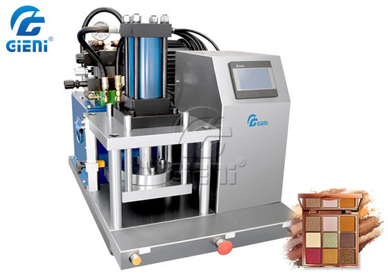 Tipo máquina cosmética do laboratório da imprensa do pó, inteiramente hidráulica com tela táctil