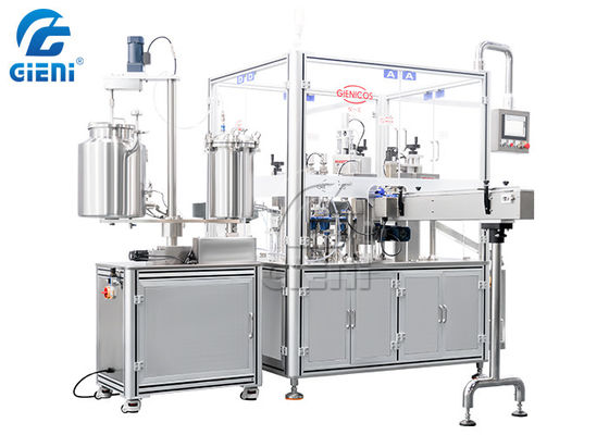 Bom preço. Máquina de enchimento cosmética 50Pcs/do brilho do bordo 7KW Min Rotary Type on-line