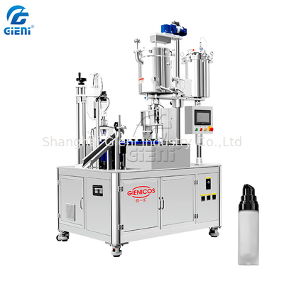 Máquina tampando do rímel semiautomático cosmético pneumático da máquina de enchimento 10ML